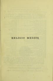 Tapa de Religio medici