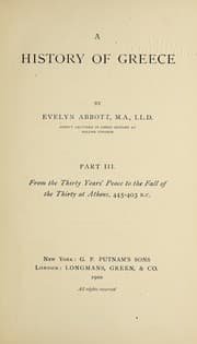 Tapa de A history of Greece