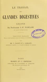 Tapa de Le travail des glandes digestives : le©ʹons