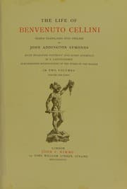 Tapa de The life of Benvenuto Cellini