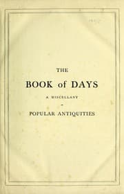 Tapa de The book of days