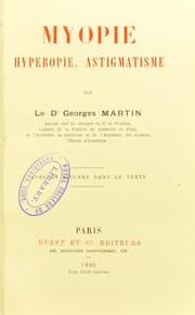 Tapa de Myopie, hyperopie, astigmatisme