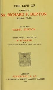 Tapa de The life of Captain Sir Richard F. Burton
