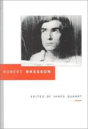 Tapa de Robert Bresson