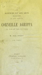 Tapa de Corneille Agrippa