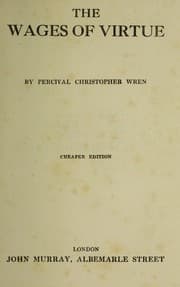 Tapa de The wages of virtue