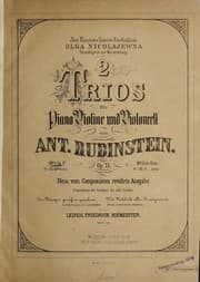 Tapa de 2 Trios f℗♭¡Łr Piano, Violine und Violoncell, op. 15