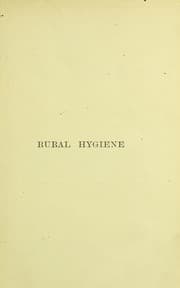Tapa de Essays on rural hygiene