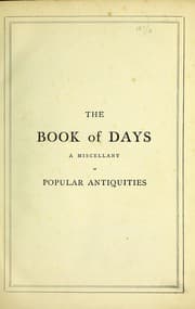 Tapa de The book of days