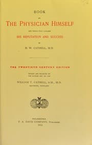 Tapa de Book on the physician himself and things that concern his reputation and success