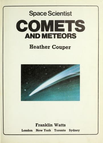 Tapa de Comets and meteors