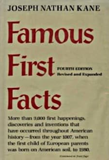 Tapa de Famous First Facts