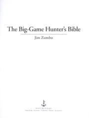 Tapa de The big-game hunter's bible
