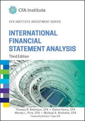 Tapa de INTERNATIONAL FINANCIAL STATEMENT ANALYSIS