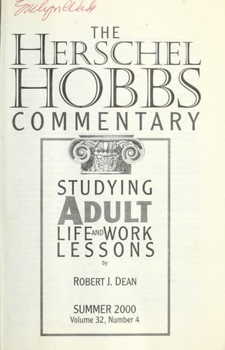 Tapa de The Herschel Hobbs Commentary