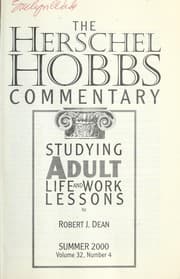 Tapa de The Herschel Hobbs Commentary