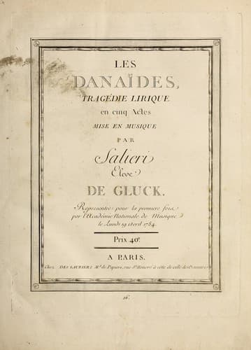 Tapa de Les Danaïdes
