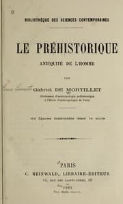 Tapa de Le préhistorique antiquité de l'homme