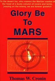 Tapa de Glory be to Mars