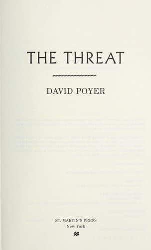 Tapa de The threat