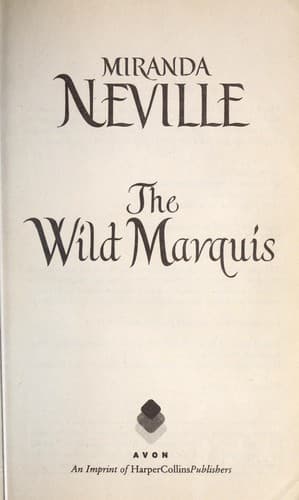 Tapa de The wild marquis