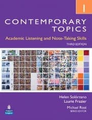 Tapa de Contemporary Topics book 1