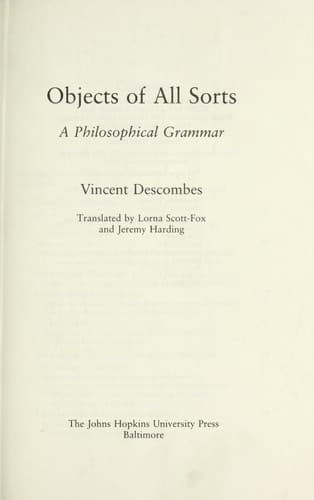 Tapa de Objects of all sorts