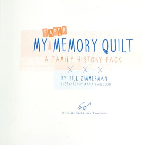 Tapa de My paper memory quilt