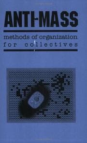 Tapa de Anti-Mass Methods Of Organization For Collectives