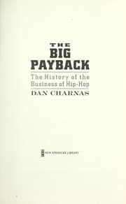 Tapa de The big payback