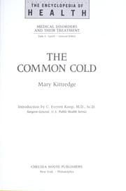 Tapa de The common cold