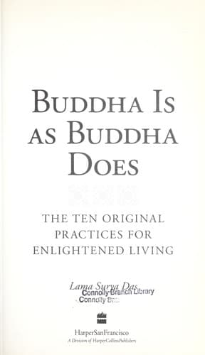Tapa de Buddha Is as Buddha Does