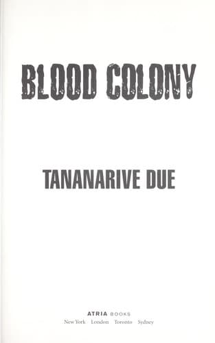 Tapa de Blood colony