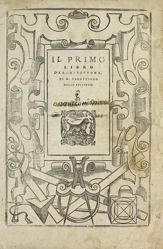 Tapa de Il primo[-secondo] libro d'architettura
