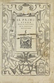 Tapa de Il primo[-secondo] libro d'architettura