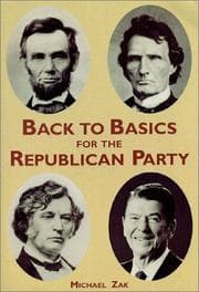 Tapa de Back to basics for the Republican party