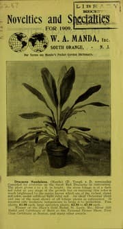 Tapa de Novelties and specialties for 1909