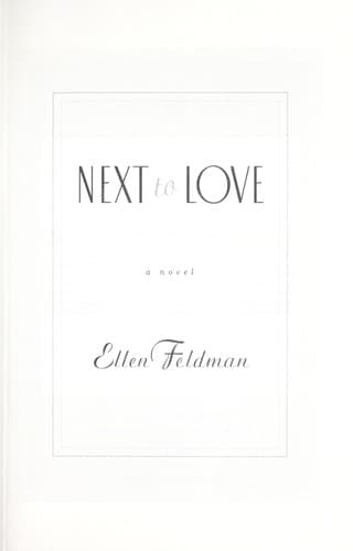Tapa de Next to love