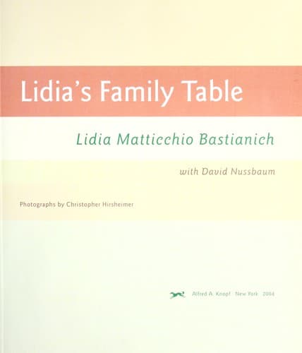 Tapa de Lidia's family table