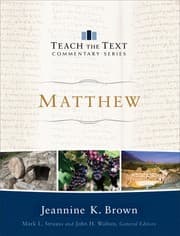 Tapa de Matthew (Teach the Text Commentary Series)