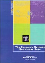Tapa de The Research Methods Knowledge Base