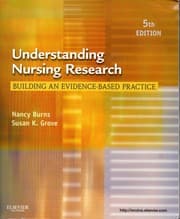 Tapa de Understanding nursing research