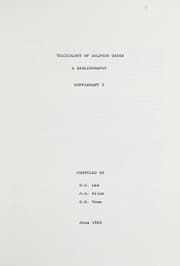 Tapa de Toxicology of sulphur gases
