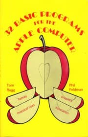 Tapa de 32 BASIC programs for the Apple computer