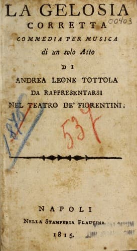 Tapa de La gelosia corretta