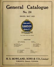 Tapa de General catalogue no. 24