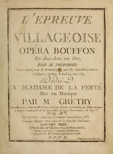 Tapa de L'epreuve villageoise