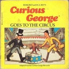 Tapa de Curious George goes to the circus