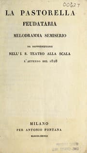 Tapa de La pastorella feudataria