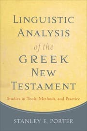 Tapa de Linguistic analysis of the Greek New Testament